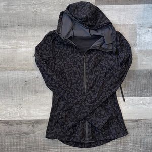 Lululemon Hooded Define Jacket, Black Cheetah